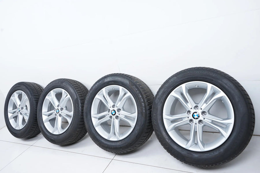 Pneus hiver BMW X3 X4 G01 G02, jantes hiver 225/60/18 pouces