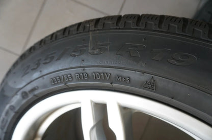 Original Porsche Macan 95B 19 Zoll Alufelgen Winterräder Winterreifen 2023 6,5mm