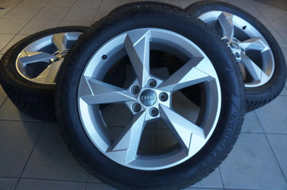 Original Audi Q3 F3 19 tommer alufælge vinterhjul vinterdæk 235 50 R19 8mm