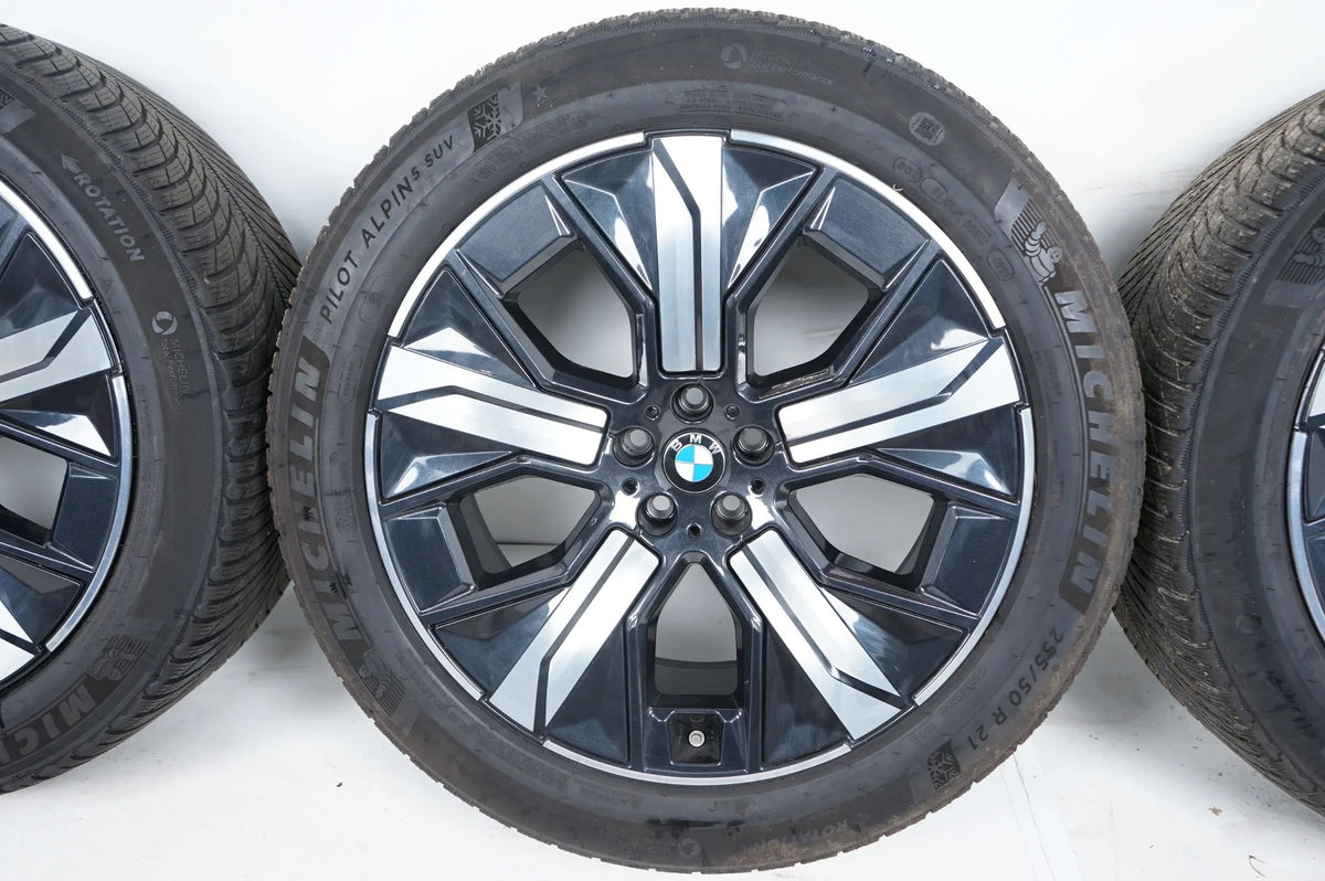 BMW iX i20 vinterdæk vinterhjul 255 50 21 tommer 1011 5A41F90 Detaljevisning 5