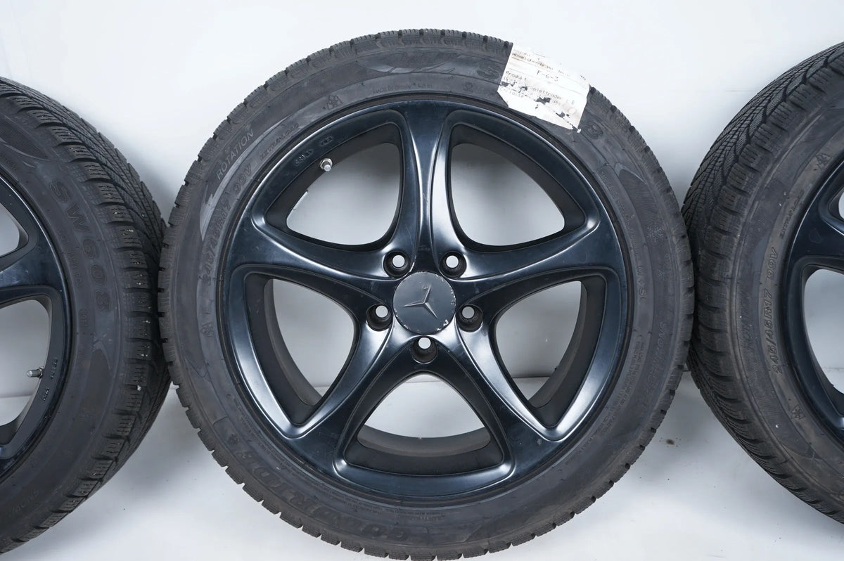 Mercedes E Klasse W212 Winterräder Winterreifen 245 45 17 Zoll Detailansicht 4