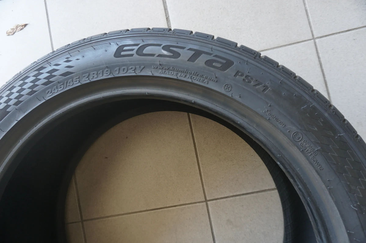 1 X 245 45 ZR19 R19 102Y Sommerreifen Kumho Ecsta PS71 2023 7mm Detail view 3