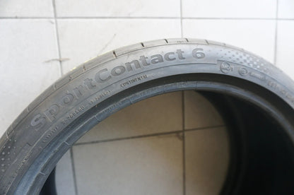 1 X 245 35 ZR19 R19 93Y Summer Tire Continental SportContact 6 MO1 2023 6.5mm