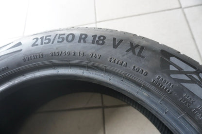 1 X 215 50 R18 96V Sommerreifen Continental EcoContact 6 2021 5,5mm