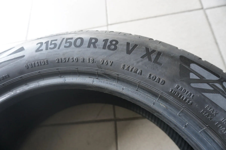 1 X 215 50 R18 96V Sommerreifen Continental EcoContact 6 2021 5,5mm