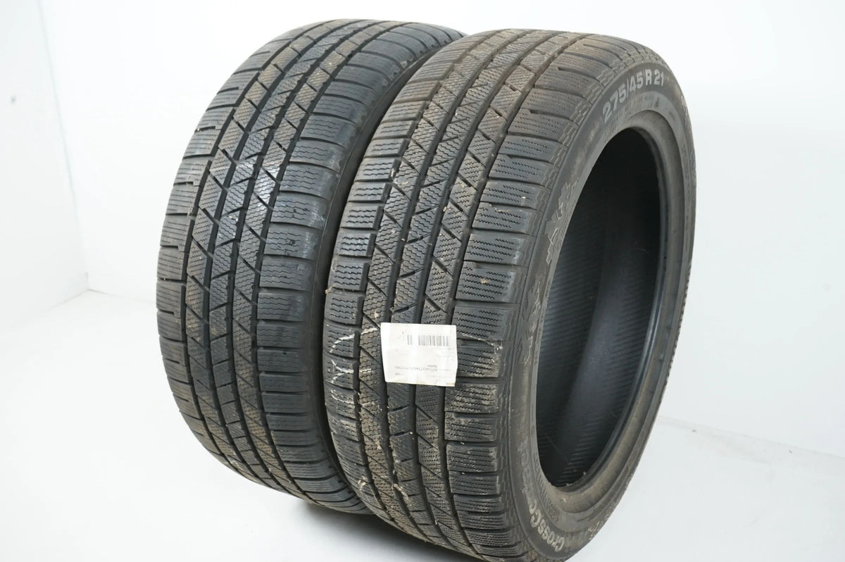 2 X 275 45 R21 110V Winterreifen Continental CrossContact 2018 8mm Detailansicht 3