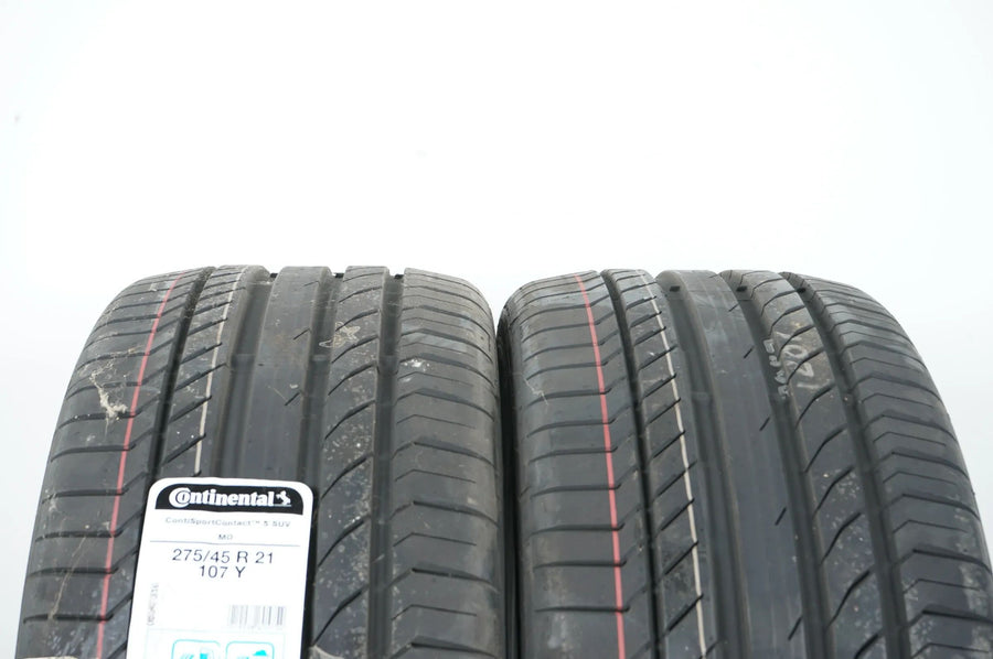 2 x Pneus d'été DEMO Continental 275 45 21 Zoll DOT18 MO
