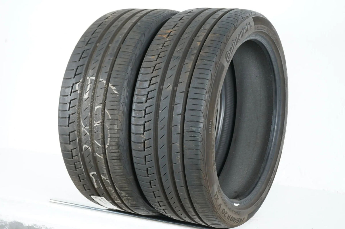 2x Continental summer tires 245 40 20 inch DOT21 approx. 5mm tread depth Detail view 3