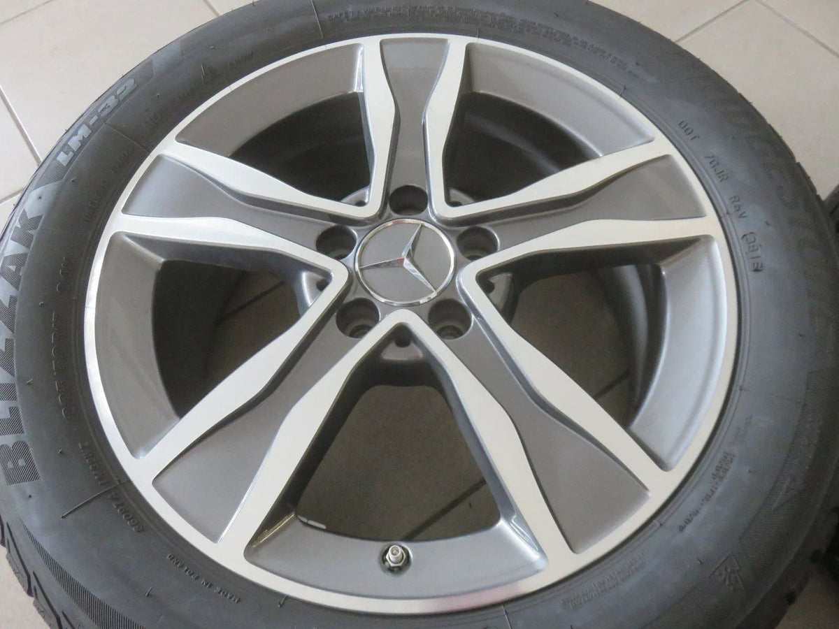 Jantes hiver en aluminium 17 pouces d'origine Mercedes Classe C W205 S205 avec pneus hiver Detailansicht 4