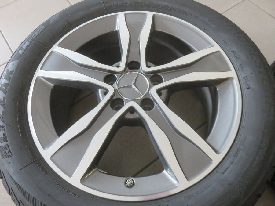 Originele Mercedes C-klasse W205 S205 17 inch lichtmetalen velgen winterwielen winterbanden