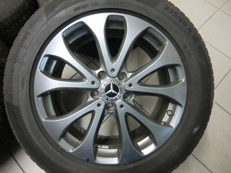 Cerchi in lega originali Mercedes GLC X253 C253 da 18 pollici, pneumatici invernali, ruote invernali 6 mm