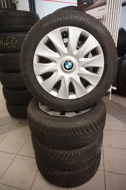 Original BMW 3 Series F30 F31 Steel Wheels Winter Wheels Winter Tires 205 60 R16 92H 6mm