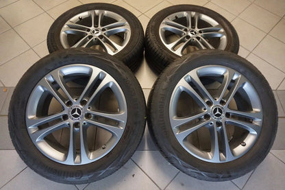 Original Mercedes A-Klasse W177 B-Klasse CLA Alufelgen Sommerreifen 205 55 R17