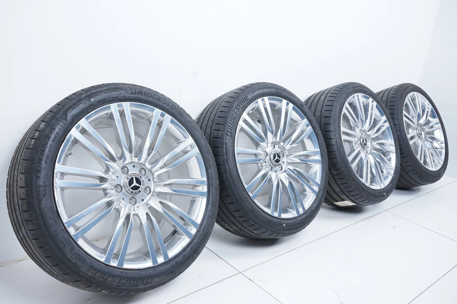 Mercedes S-Class W223 summer tires, summer wheels, 20 inch chrome