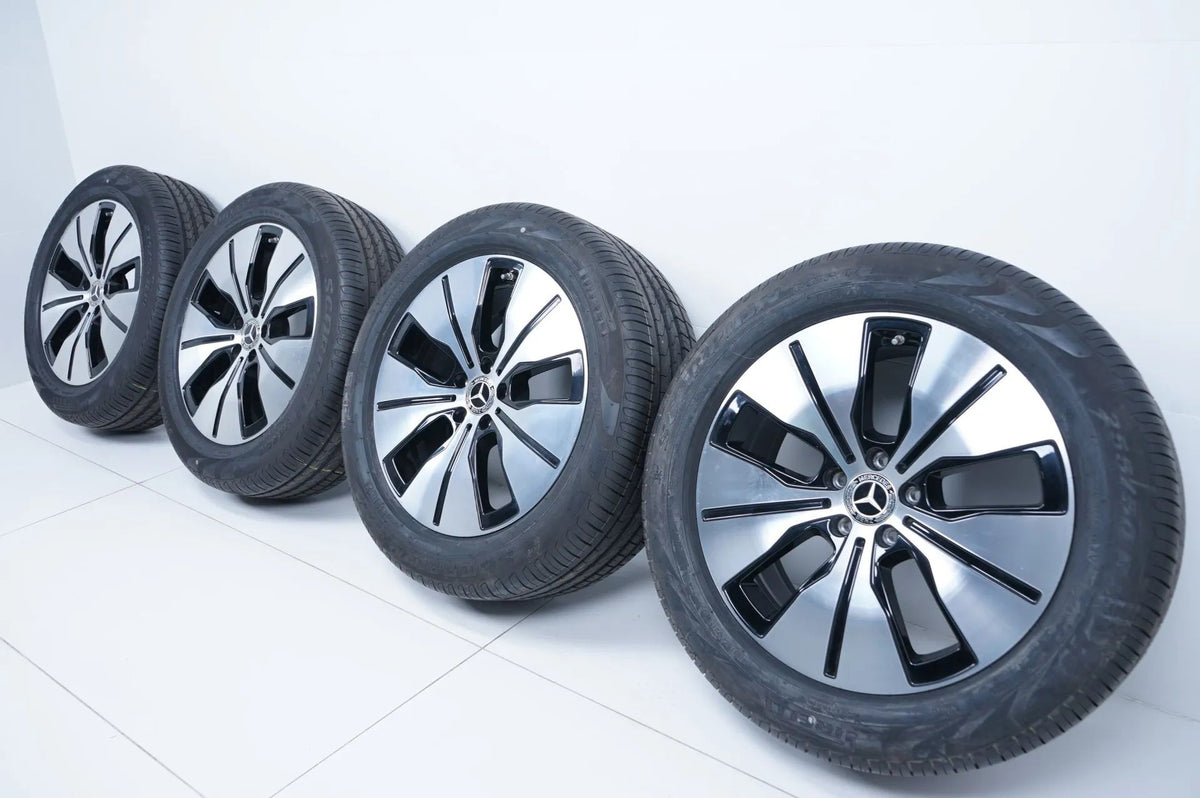 Original Mercedes EQC TOP 19 inch alloy wheels summer tires 235 55 255 50 R19 8mm Detailansicht 7
