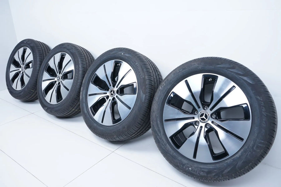 Original Mercedes EQC TOP 19 inch alloy wheels summer tires 235 55 255 50 R19 8mm