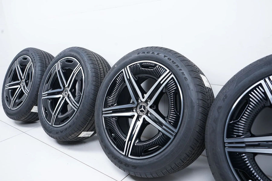New Mercedes EQS V297 W297 summer wheels, all-weather tires, 20 inch