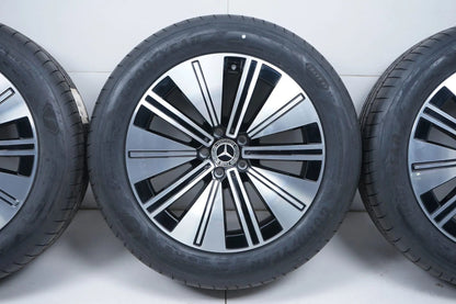 Genuine Mercedes EQS V297 19 inch alloy wheels summer tires DEMO 8mm 235 55 R19