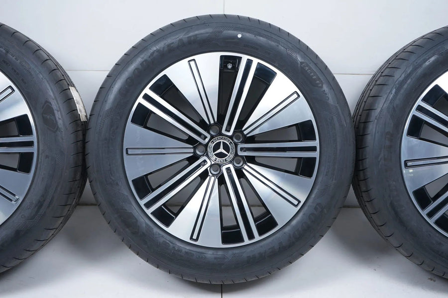 Genuine Mercedes EQS V297 19 inch alloy wheels summer tires DEMO 8mm 235 55 R19