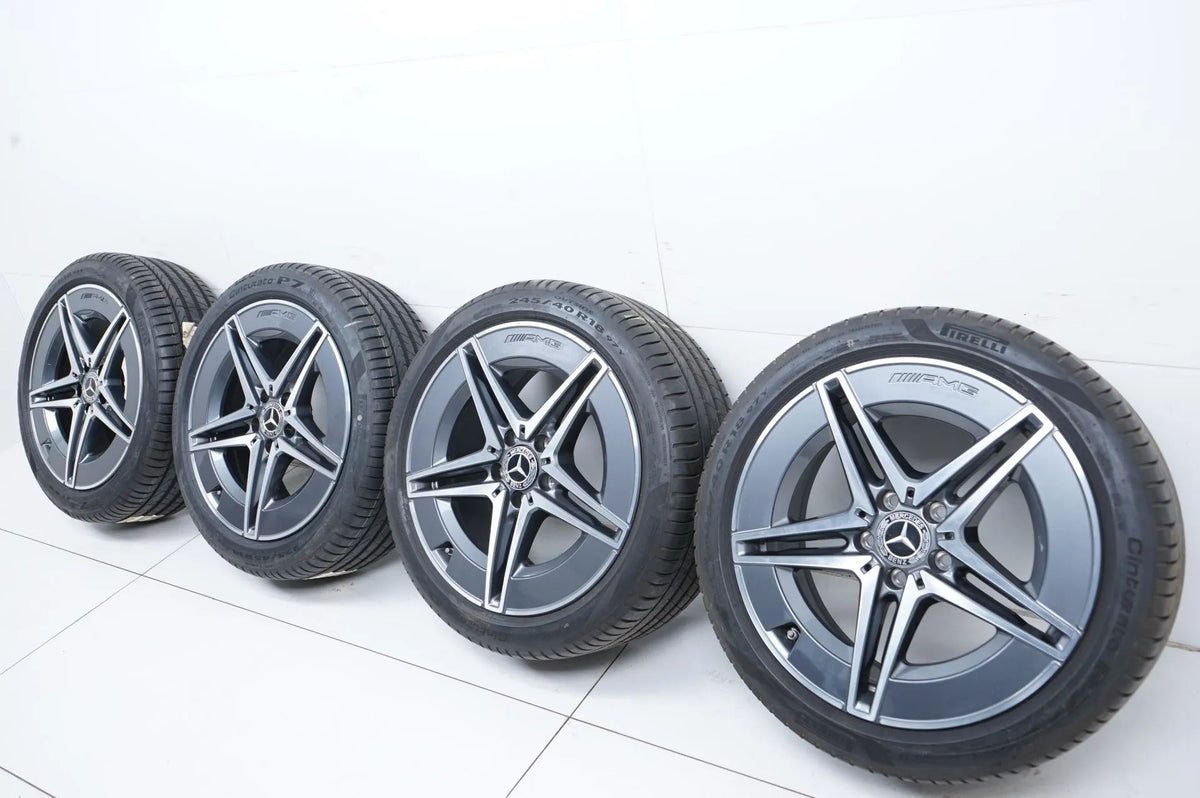 Mercedes C Class W206 summer tires, summer wheels AMG 18 inch Detailansicht 7