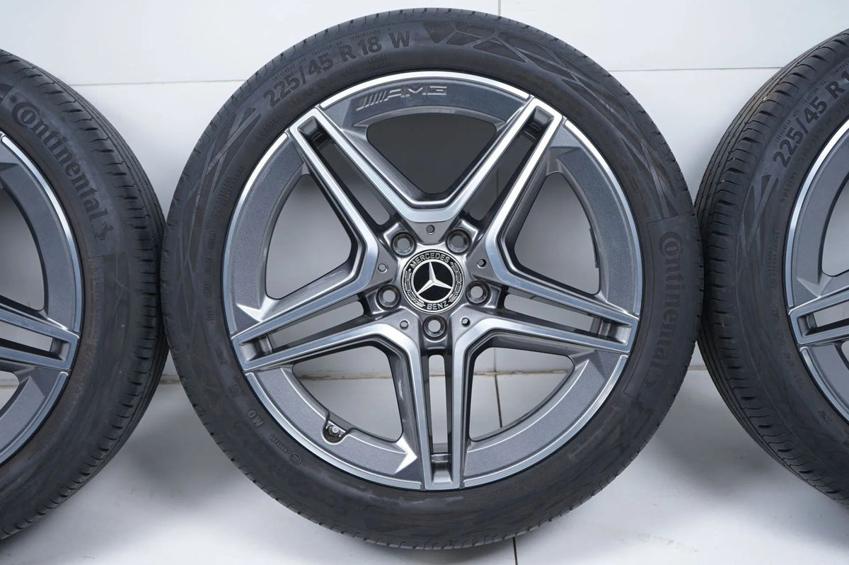Mercedes A-Class W177 CLA C118 TOP 18-inch AMG Alloy Wheels Summer Tires 225 45 R18 Detailansicht 5
