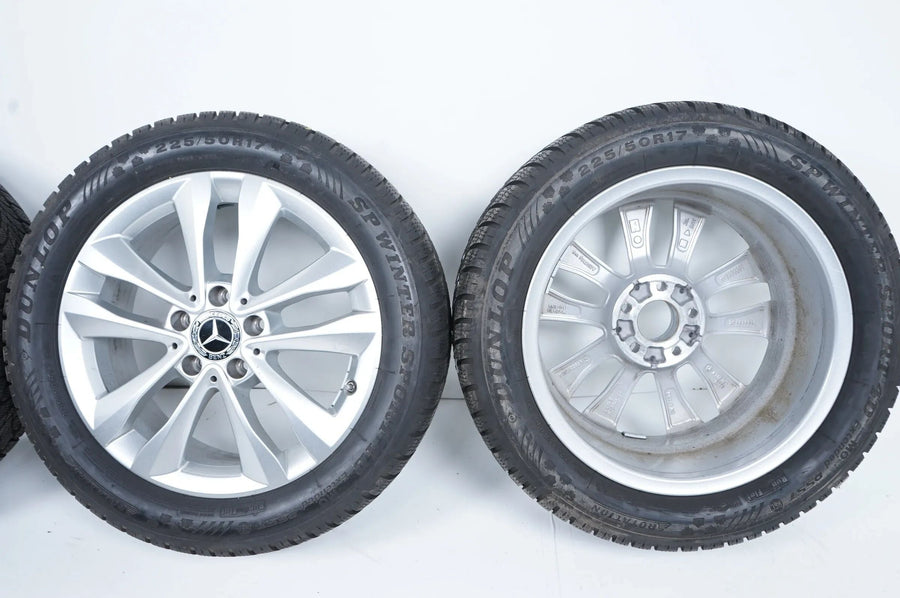 Mercedes C Klasse W205 Allwetterräder mit neuen Allwetterreifen 225 50 17 Zoll