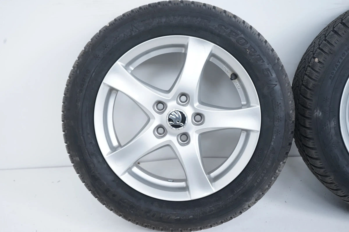 Audi VW Seat Winter Wheels Winter Tires 205 55 16 Inch 8mm Detailansicht 3