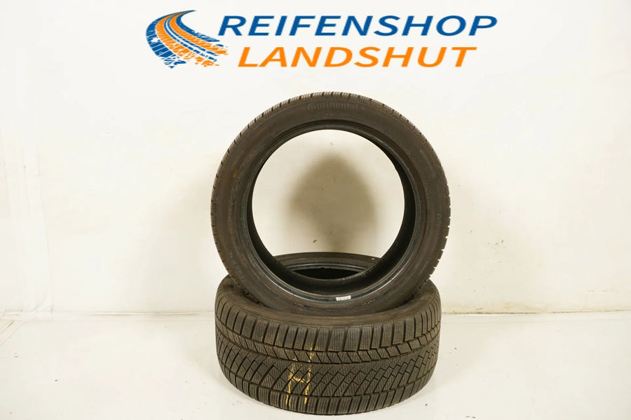 2 x Winterreifen Continental 255 40 18 Zoll DOT18 Bmw* ca.7mm