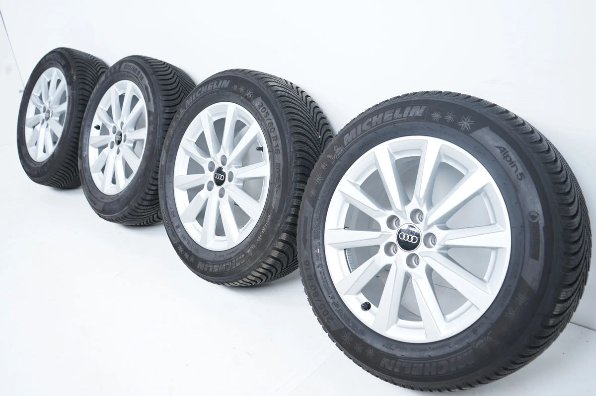 Like New Audi A1 2GB Winter Wheels Winter Tires 205 60 16 Inch 8mm Detailansicht 7