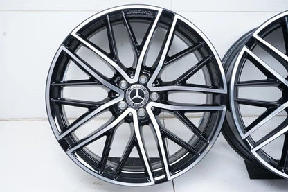 4 jantes alliage AMG Mercedes GLC43 W253 X253 21 pouces A2534015700 A2534015800