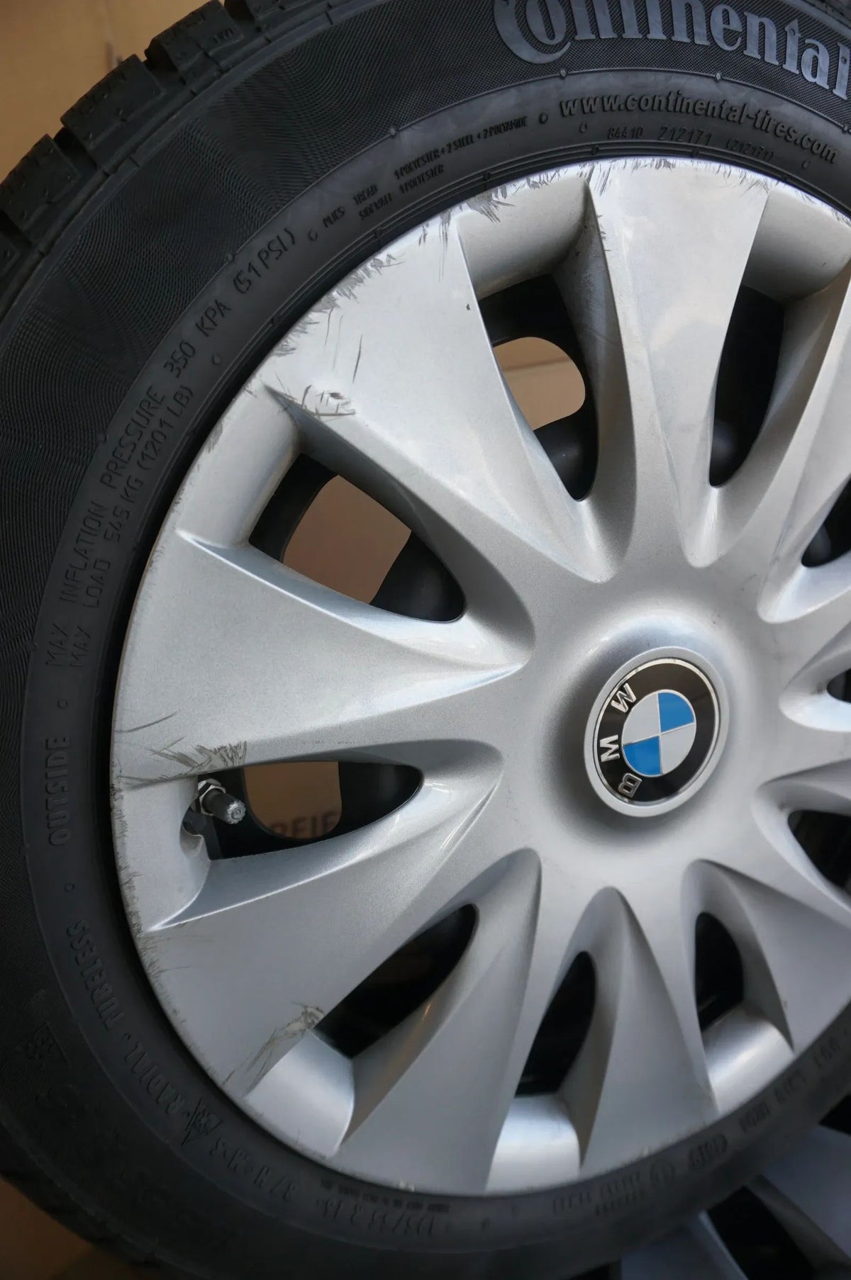 Original BMW Serie 1 F20 F21 cerchi in acciaio ruote invernali pneumatici invernali 195 55 R16 7mm Visualizzazione dettagliata 5