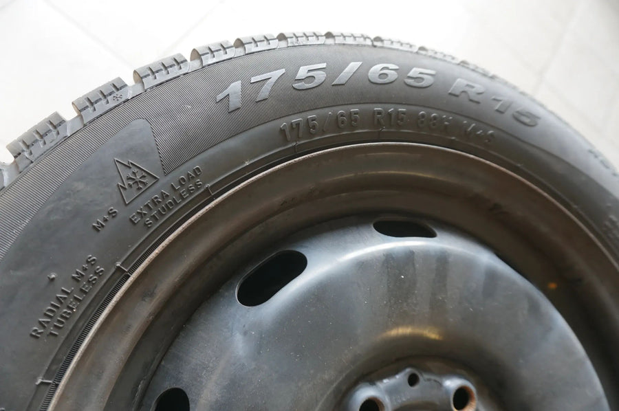 Original Mini Cooper one F55 F56 winter wheels winter tires 175 65 R15 88H 7,5mm