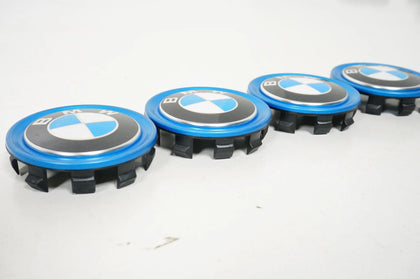 4x Original BMW Nabendeckel Felgendeckel 55mm i-Modelle 6852052