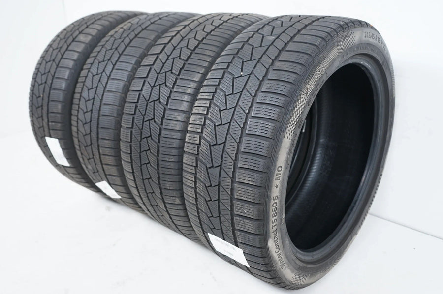 4 x Winterreifen Continental 245 45 19 Zoll DOT23 ca.4mm MO/Bmw*