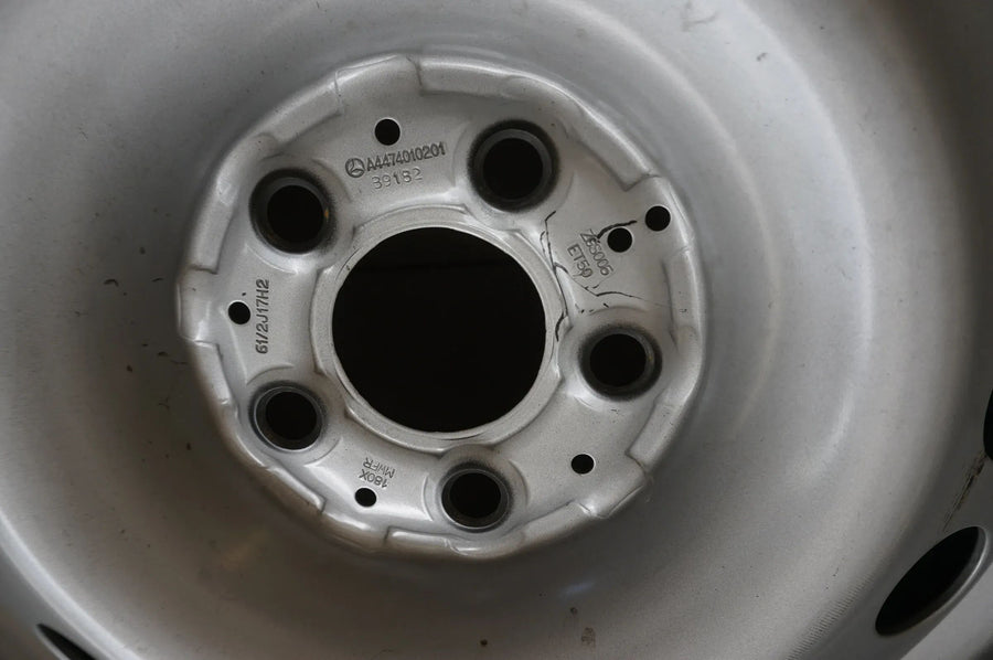 Original Mercedes Vito W447 stålfælge sommerhjul sommerdæk 225 55 R17C 8mm