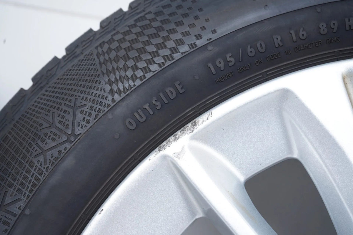 BMW 2 Series Tourer F45 F46 alloy wheels winter tires 195/60/16 inch Detailansicht 15