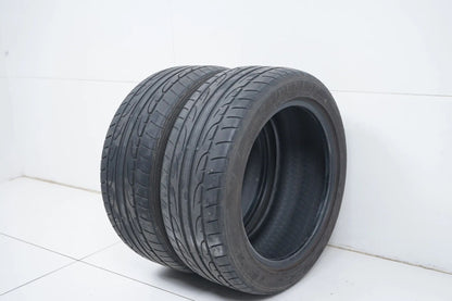 2 pneus été Dunlop 215/45/16 pouces DOT16, profondeur de sculpture d'environ 4 mm