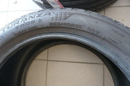2 X 255 40 R18 99Y Sommerreifen Bridgestone Turanza T005 * 6mm 2024