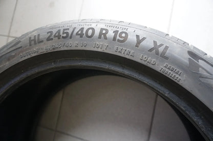 2 X 245 40 R19 101Y Sommerreifen Continental EcoContact 6 *  2022 3mm