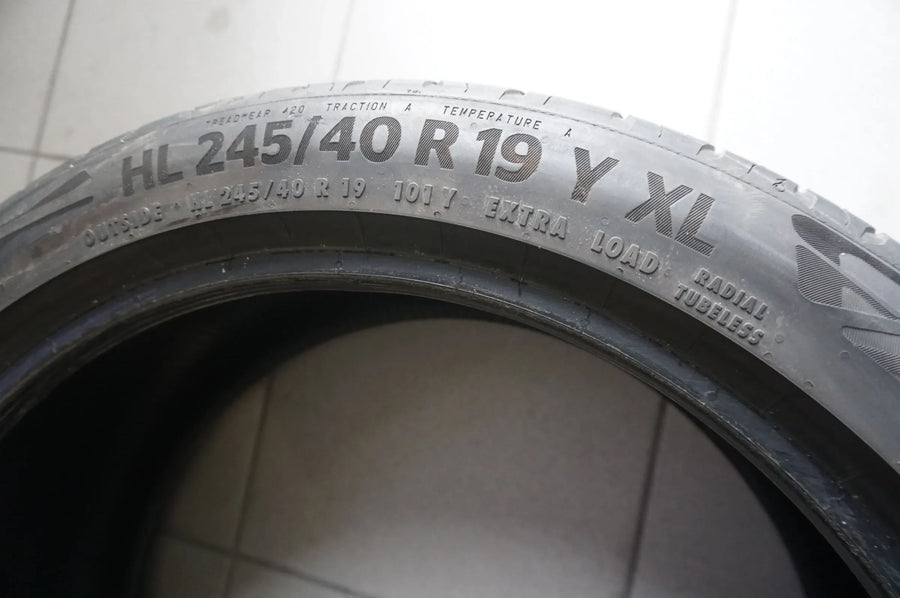 2 X 245 40 R19 101Y Sommerreifen Continental EcoContact 6 *  2022 3mm