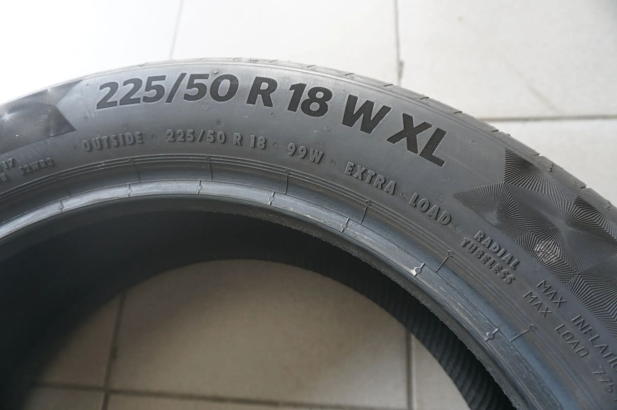 2 X 225 50 R18 99W Sommerreifen Continental PremiumContact 6 * 2022 6mm Detailansicht 3