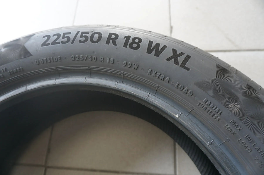 2 X 225 50 R18 99W Sommerreifen Continental PremiumContact 6 * 2022 6mm