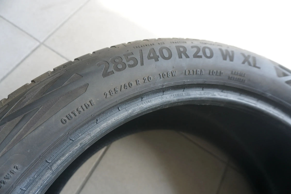 1 X 285 40 R20 108W Sommerreifen Continental Eco Contact 6 Q MO 2023 4mm Detailansicht 3