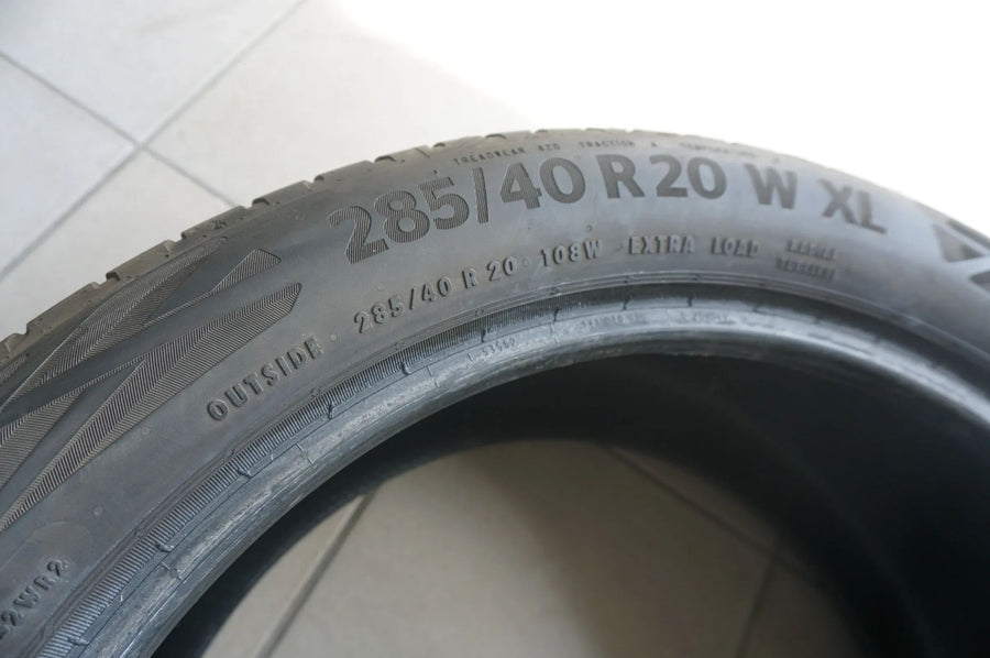 1 X 285 40 R20 108W Sommerreifen Continental Eco Contact 6 Q MO 2023 4mm