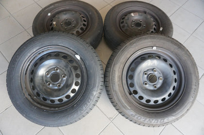 Original VW Golf 5 6 V VI Stahlfelgen Sommerräder Sommerreifen 195 65 R15 6mm