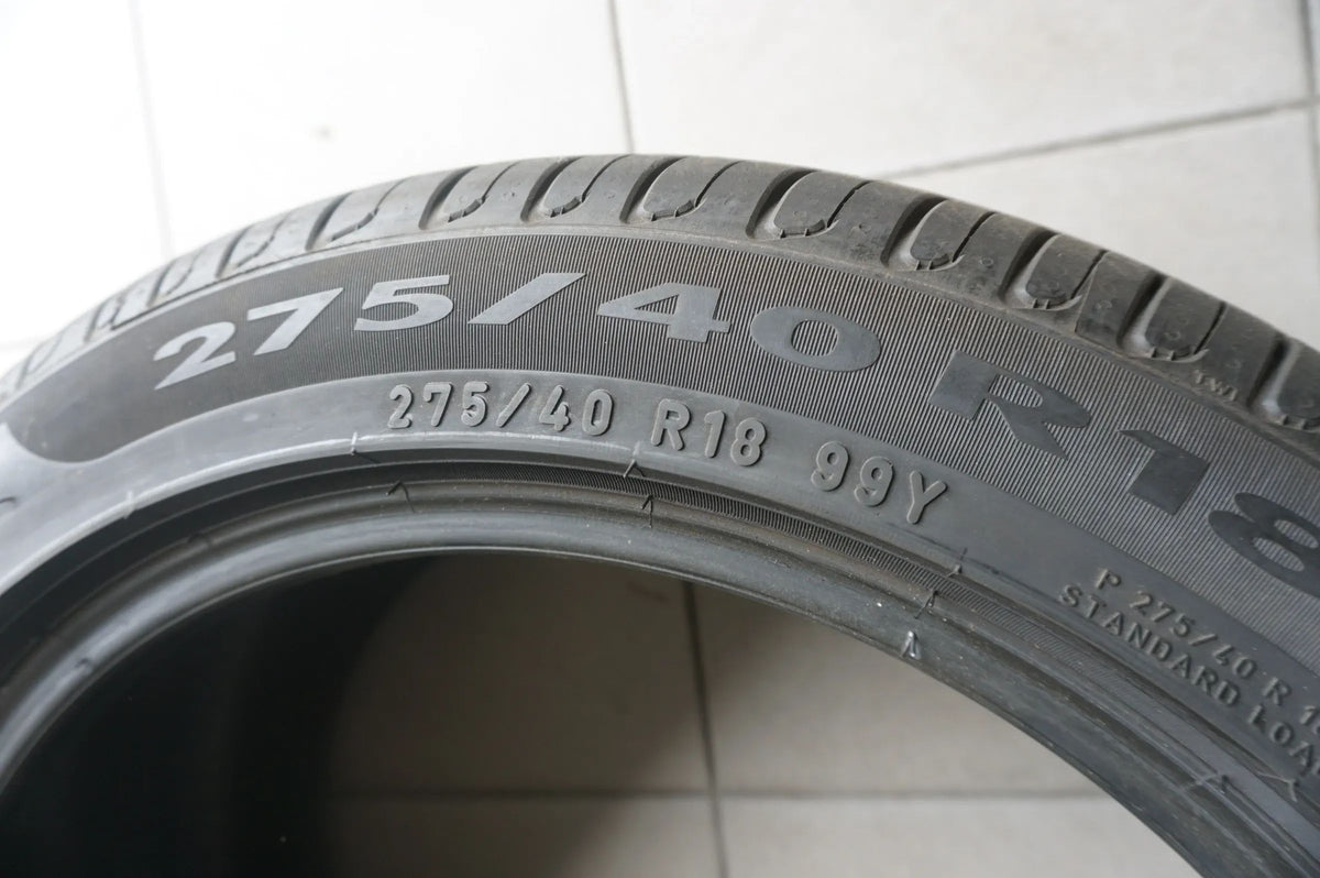 1 X 275 40 R18 99Y Pneu été Pirelli Cinturato P7* MOE RFT RunFlat 2017 6,5mm Vue détaillée 3