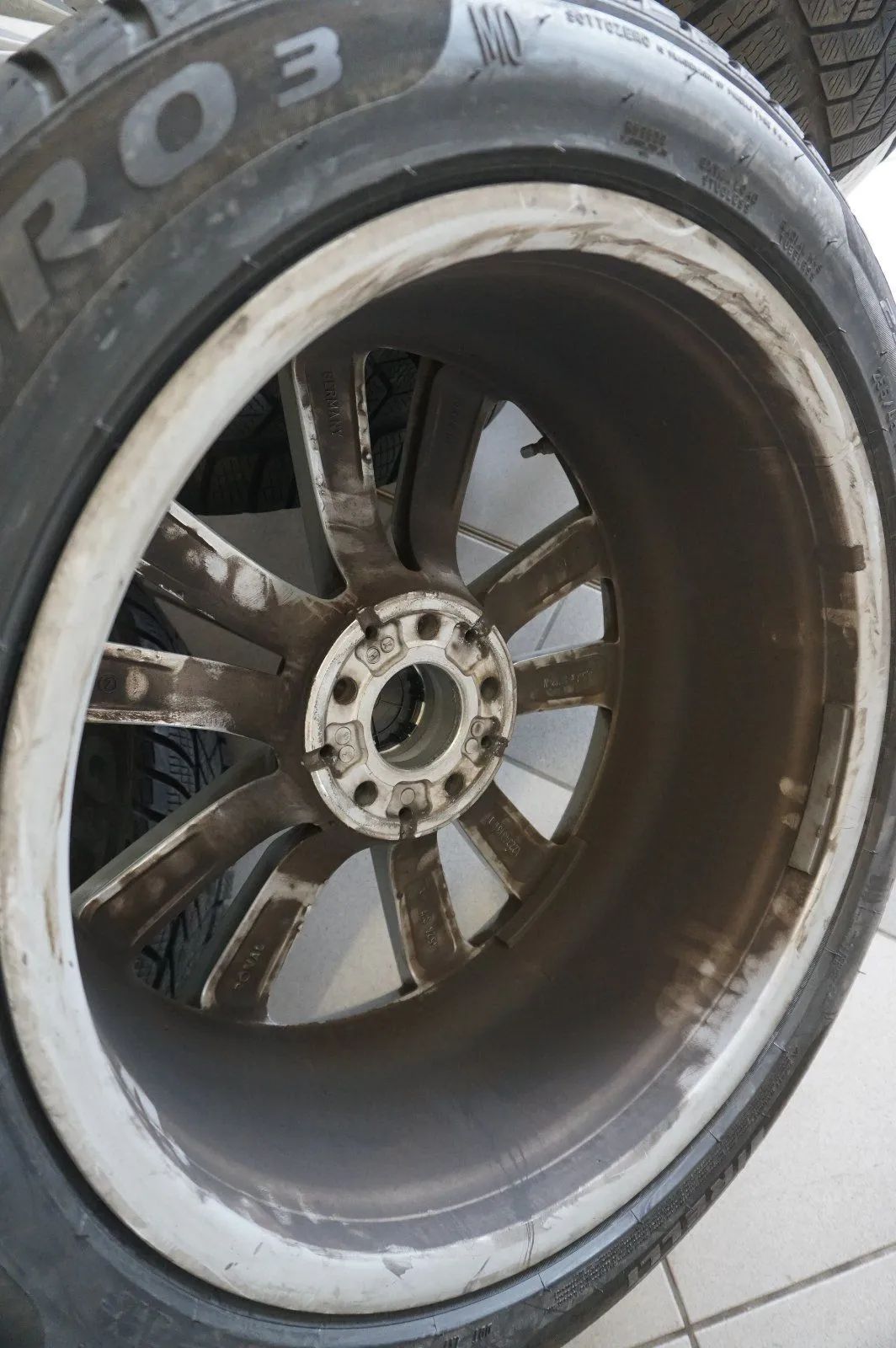 Original Mercedes S-Class W223 V223 19 Inch Alloy Wheels Winter Wheels Winter Tires Detailansicht 13
