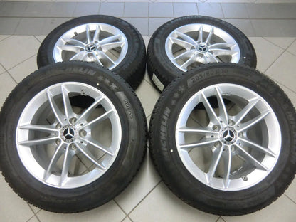Jantes en aluminium, pneus hiver, roues hiver d'origine Mercedes Classe A W177, Classe B, CLA