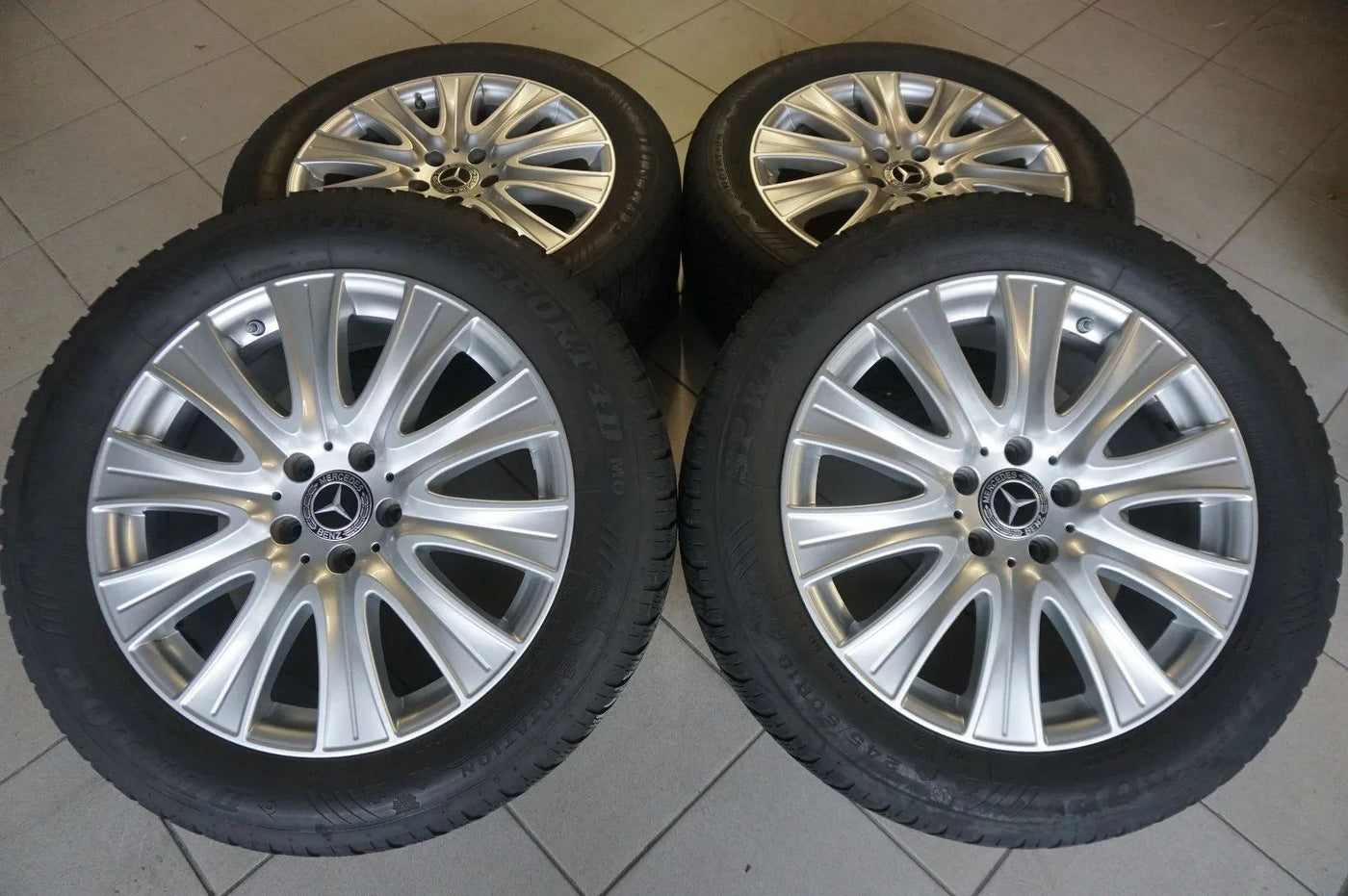 Original Mercedes S-Klasse W222 Alufelgen Winterräder Winterreifen 245 50 R18