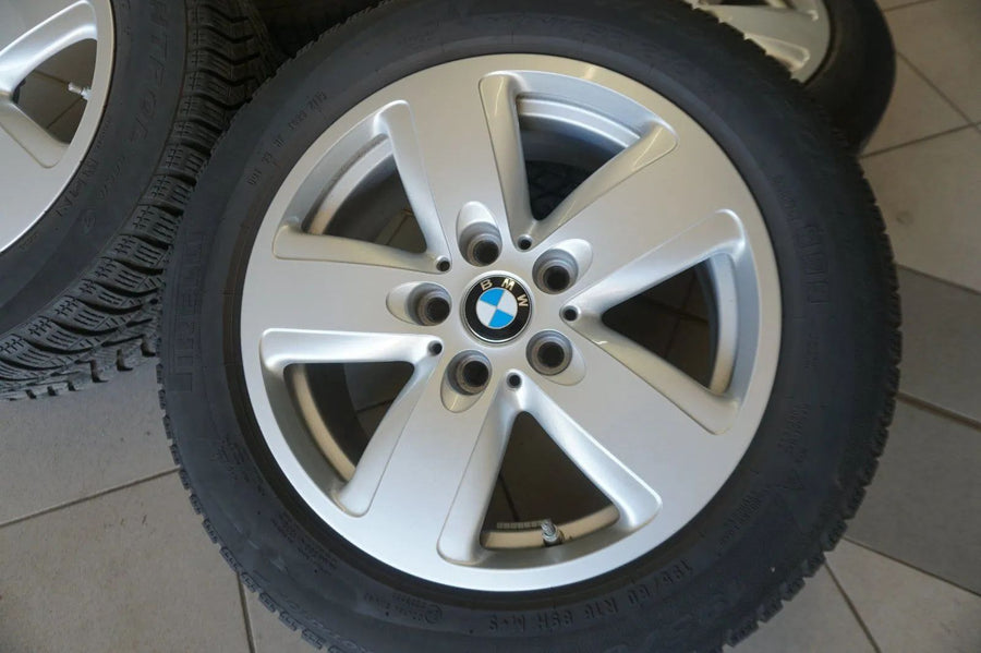 Jantes alu d'origine BMW Série 1 F40 Série 2, roues hiver, pneus hiver 6mm